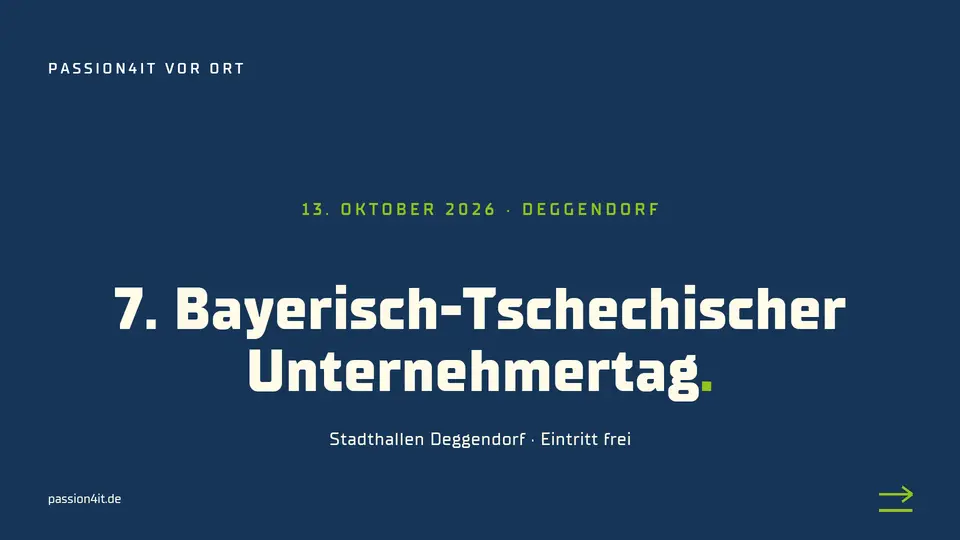 7. Bayerisch-Tschechischer Unternehmertag