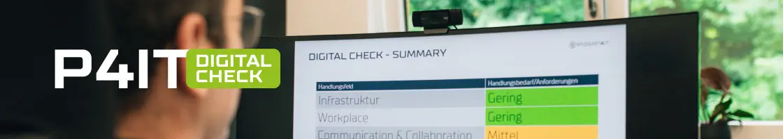 Screen showing a Passion4IT Digital Check summary
