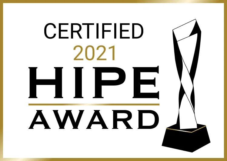HIPE Award 2021 seal